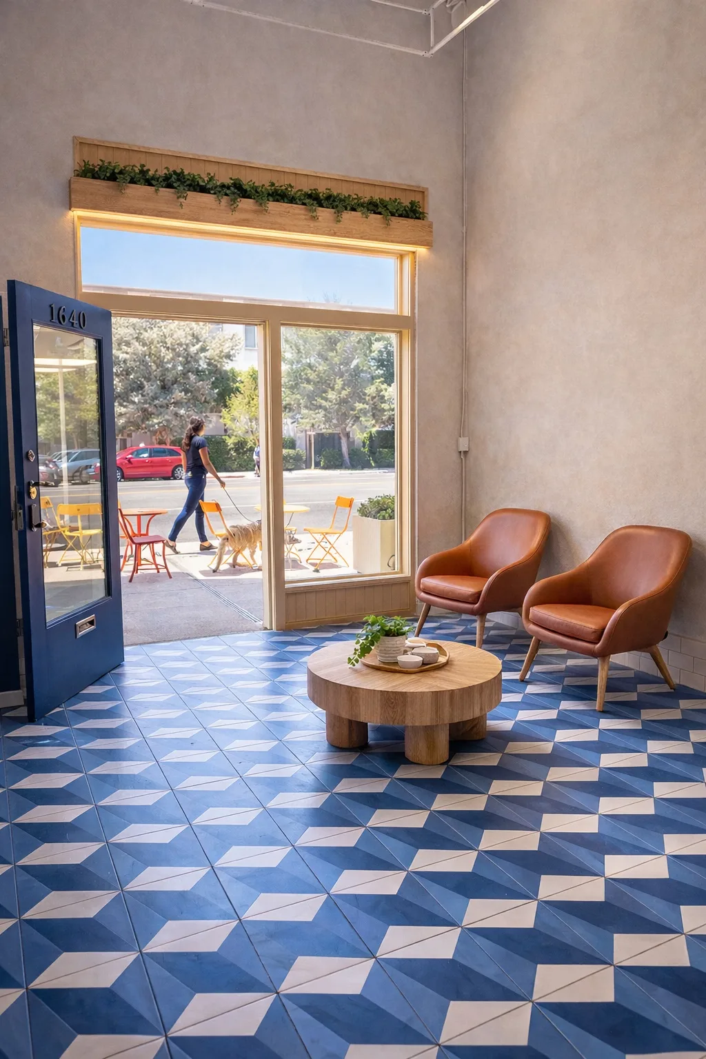 Inside the Snout Studios lobby in Echo Park, Los Angeles
